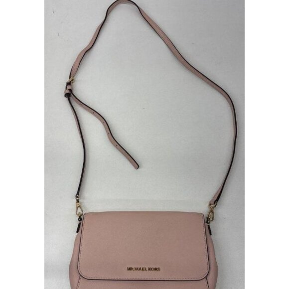 Michael Kors Saffiano Leather Convertible Crossbody Bag - Picture 2 of 5